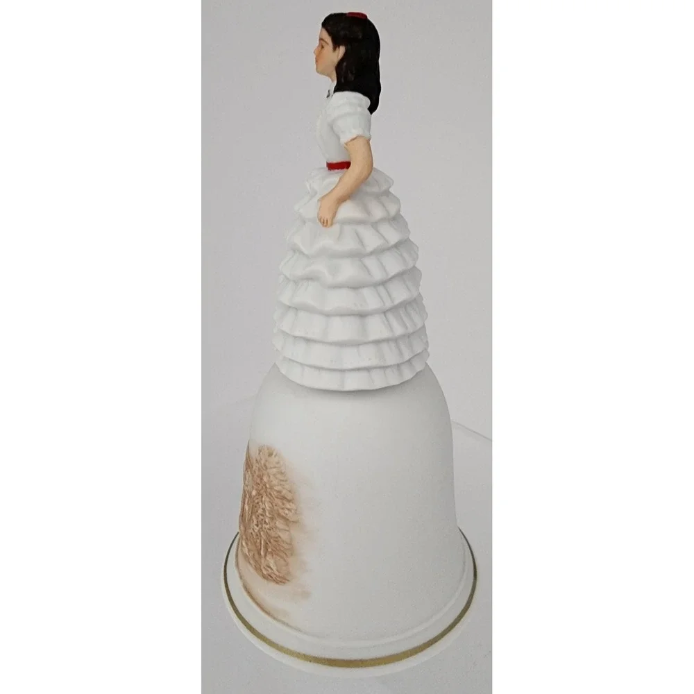 Vintage Avon Scarlett Porcelain Bell Gone With The Wind Tara Plantation 1988 EXC